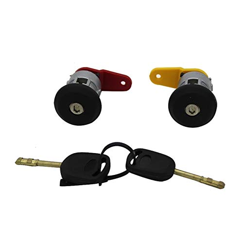 Complete Lock Set Ignition Switch Left Right Door Lock Trunk Lock/Fit for Ford KA Fiesta Courier Escort Lock Cylinder