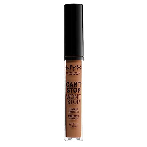 Nyx Professional Makeup Can't Stop Won't Contour Concealer Anti Cernes Warm Caramel 4 Ml - vue 5