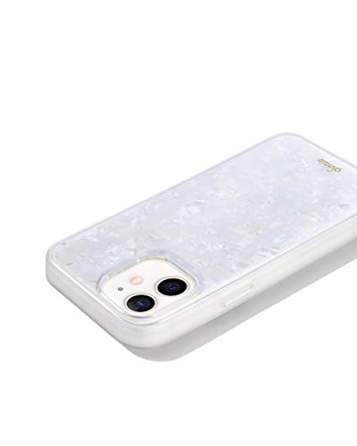 Image of Sonix Pearl Tort Case for iPhone 12 / 12Pro [10ft Drop Tested] Protective Translucent Iridescent Marble Clear Cover for Apple iPhone 12, iPhone 12 Pro