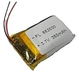 工作用リチウムイオン充電池＜3.7V 約350mA 約38×約21mm×厚約6mm＞＜kei-728＞