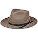 Produktbild Mayser Jari Wollhut Wollfilzhut Filzhut Damen/Herren - Made in The EU mit Ripsband Herbst-Winter - 57 cm Taupe
