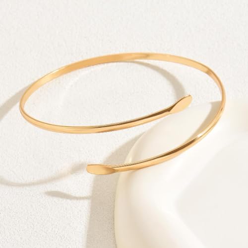 Image of Long tiantian Gold Arm Cuff Upper Arm Armband Greek Goddess Costume Jewelry