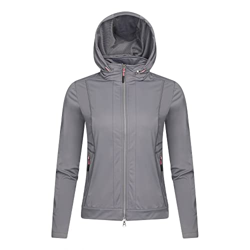 Chaqueta ligera para mujer LeMieux Skyla diseño premium color carbono 1