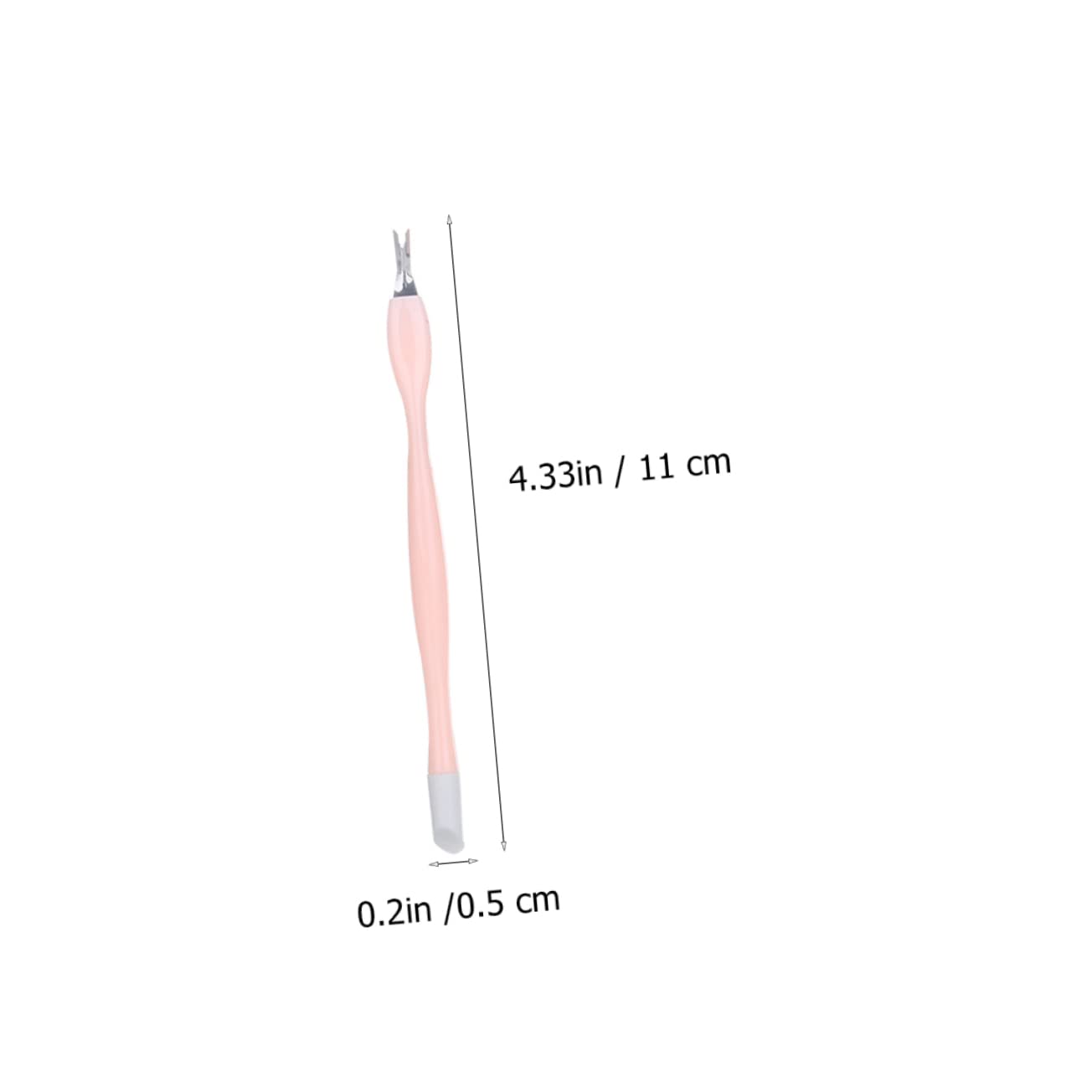 Healeved 30pcs Nail Care Tools Set Instant Cuticle Remover Fork Kit Manicure Set Comfortable Handle Random Color