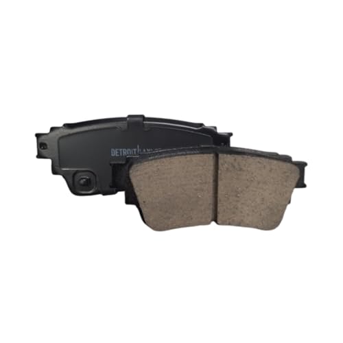 Image of Detroit Axle - Rear Ceramic Brake Pads for Mitsubishi 2017-2020 Outlander 2018-2023 PHEV 2018-2024 Eclipse Cross, Brake Pads with Hardware Replacement [with Electrical Parking Brake]