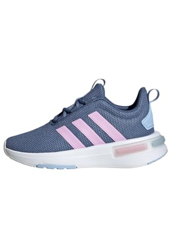 adidas Racer TR23 Kids Shoes-Low (Non Football), Crew Blue/Bliss Lilac/Blue Dawn, 36 2/3 EU