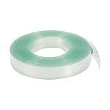 Othmro Empaquetado de la batería del condensador electrolítico caja de cuero del vendaje de la batería que aplanan ancho: 7m m, tubo termorretráctil plano del PVC transparente