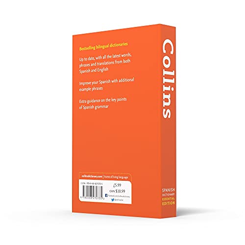 Image of Spanish Essential Dictionary: Bestselling bilingual dictionaries (Collins Essential)