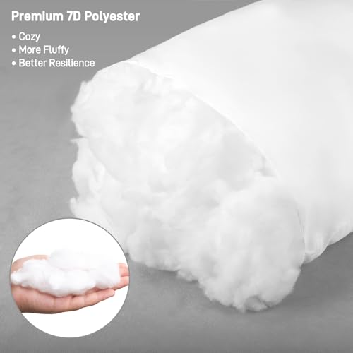 image for Fixwal 2pack Pillow Inserts, 26x26 Inches White Polyester Indoor Decor