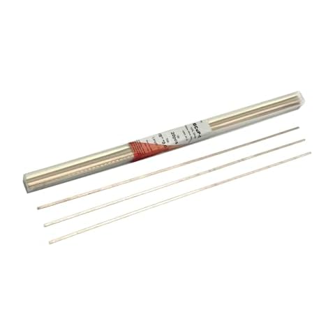 Silver Brazing Rod 15% BCuP-5 20 Flat Bar Welding Silver Phos Copper Sticks JAgP-15 Silver Phos Soldering Rods 0.050"x1/8"x14" for Air-conditioners, Refrigerators and Freezers Copper hvac Cover
