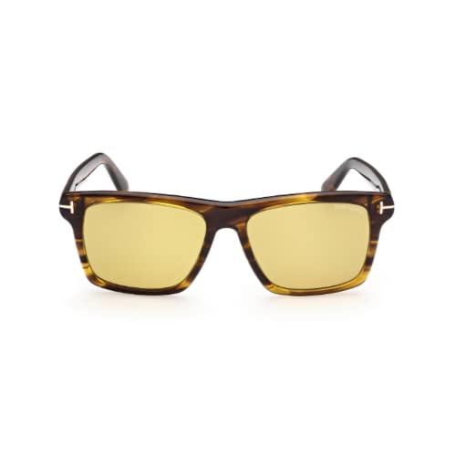 Sunglasses TOM FORD FT0906 Buckley-02 55E sunglasses Man color Havana brown lens size 56 mm2