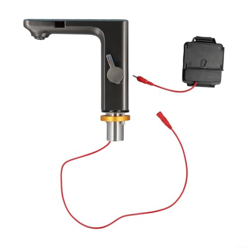 Grifo automático con sensor táctil NBYGSC y pantalla digital cromado para baño moderno 6