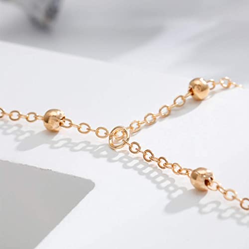 Olbye Gold Toe Ring Anklet Chain Adjustable Barefoot Sandal Jewelry For Women And Teen Girls Foot Chain 1 Pcs #TOP3