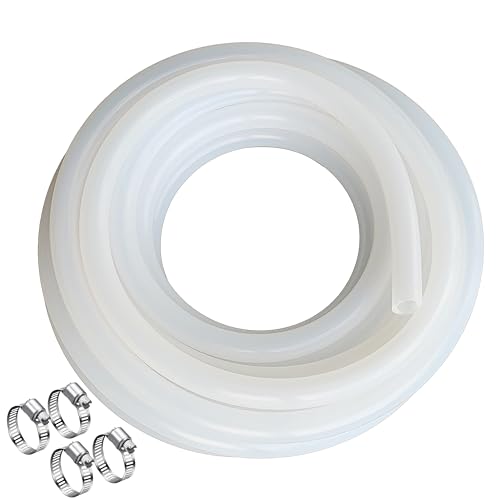 PEISONGFEI 1/2" ID Silicone Tubing, Food Grade Hose 1/2" ID x 3/4" OD 32.8 Feet Length Pure Silicone Hoses High Temp for Home Winemaking by PEISONGFEI - Used condition - Image 2