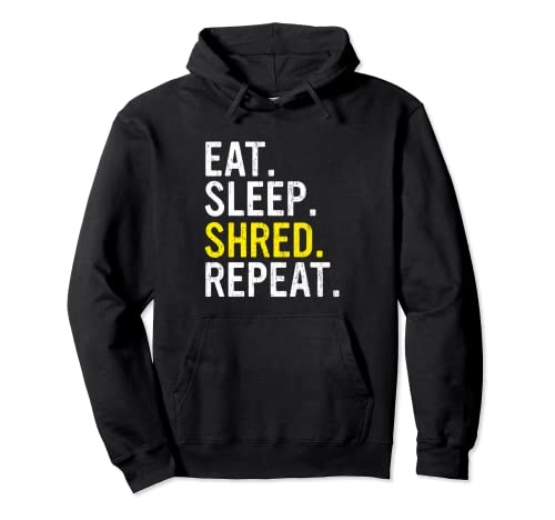 Eat Sleep Shred Repeat MTB Sudadera con Capucha