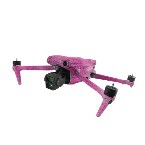 Image of MightySkins Glossy Glitter Skin Compatible with DJI Air 3 - Pink Diamond Plate | Protective, Durable High-Gloss Glitter Finish | Easy to Apply