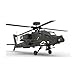 Helidirect Yu Xiang AH64 Scale 3D RC Helicopter Sized 200 - YuXiang F11 Remote Control Helicopter, S-FHSS Protocol Apache RC Electric Helicopters Scale 1/32 for Adults (GPS)