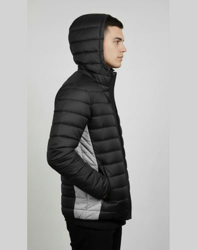 Image of FYLTR Mens Puffer Jacket|Contast Panel | Standard Length| Winter Jacket for Men | Jackets for Men Stylish | Jackets for Man | Perfect for Travel
