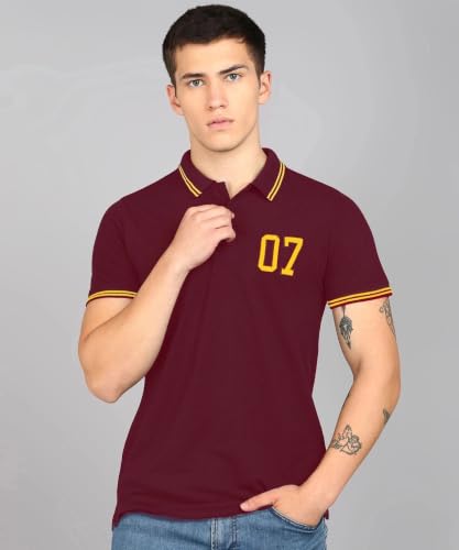 Image of INKKR Men's Soild Collar Neck Half Sleeve Polo T-Shirt Combo