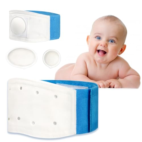S Baby Umbilical Hernia Belt for Hernia Support and Recovery, Infant Belly Button Band Navel Truss Wrap - Soft, Skin-friendly