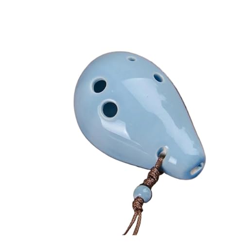 小さなカラフルな粘土のオカリナミニ管楽器(4)