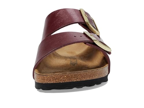 Image of Birkenstock Women's Arizona Birko-Flor-Graceful Sandal, Berry Crush, 11-11.5 Narrow