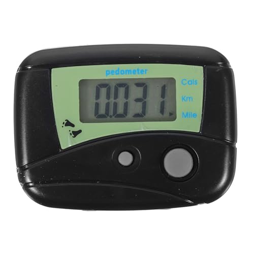 Toddmomy Podómetro Digital Portátil con Pantalla LCD: Contador De Pasos Multifuncional Rastreador De Distancia Recorrida Y Calorías para Personas Mayores Niños Y Entusiastas del Fitness.