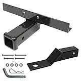 Red Hawk HITCH-12 Bumper Hitch Compatible with/Replacement for Yamaha Drive, G14 and G29 Golf Carts