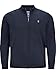 Produktbild Jan Vanderstorm Herren Strickjacke Agner Jacke Mit Reißverschluss | Baumwoll-Mischung | Große Größen L-7xl dunkelblau, 3XL (XXXL) - 64/66