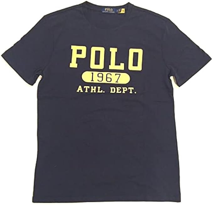 Polo Ralph Lauren Men's Athletic Department Logo Crew Neck T-Shirt