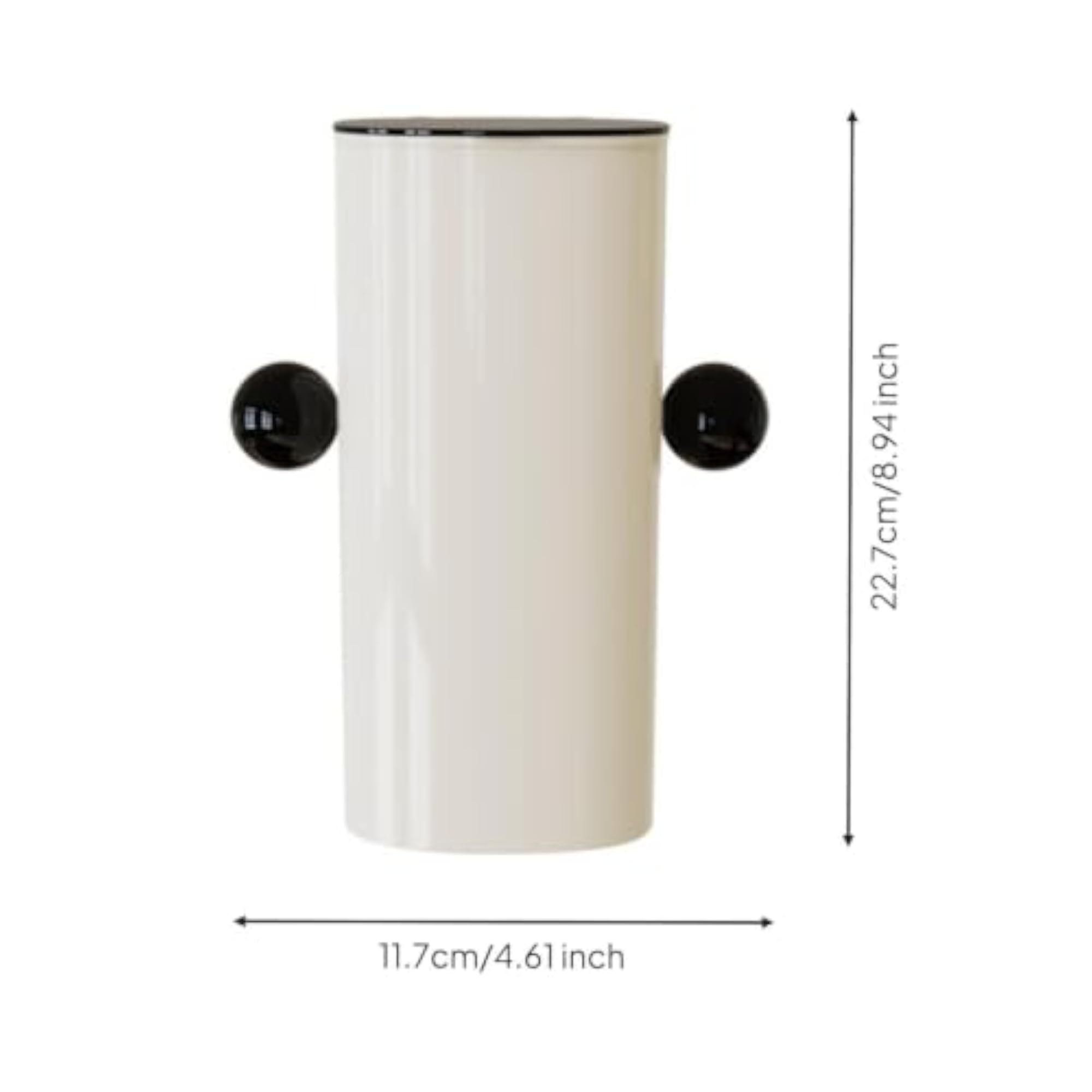 Dustproof Makeup Brush Holder with Lid - Automatic Elevating Organizer