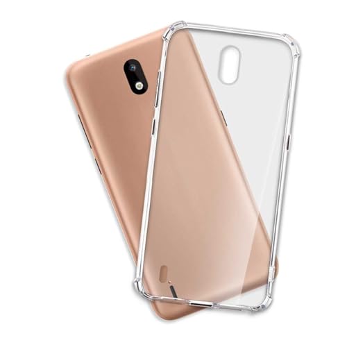 mtb more energy® Hülle Soft Armor kompatibel mit Nokia 1.3 (5.71'') - Anti Shock Verstärkung - 1,5mm TPU - Schutz-Hülle Cover Tasche Handyhülle