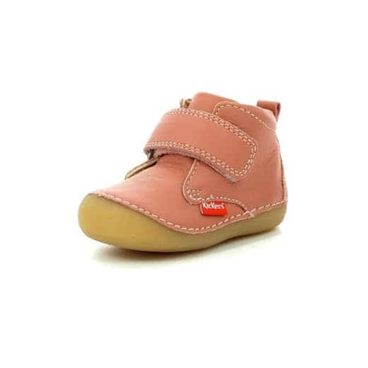 Kickers Sabio, Bottillons Mixte, Rose Antique, 19