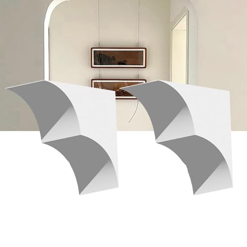 2 Pcs Paintable Rounded Doorway Arch Kit, Lightweight Foam DIY