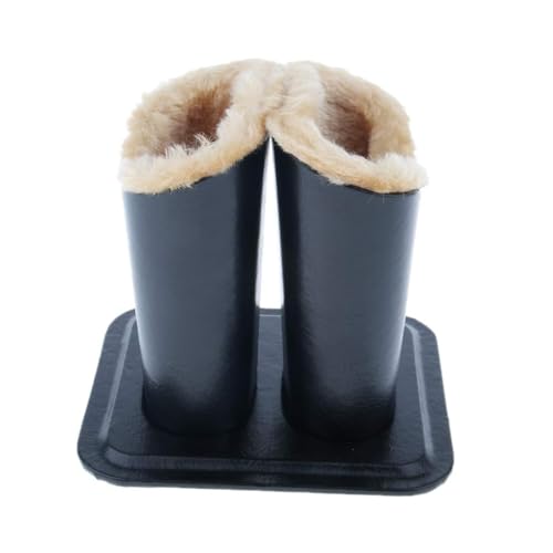 HIXNUG Soporte de gafas de doble cabeza con forro de felpa para gafas, soporte vertical antiarañazos para gafas