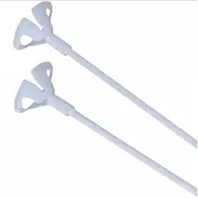 kit c/100 Vareta Pega Balão 30cm Suporte Hastes Balões Bexigas