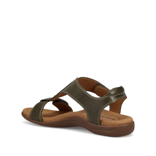 Image of Taos The Show Premium Leather Women's Sandal - Experience Everyday Style, Comfort, Arch Support, Cooling Gel Padding and an Adjustable Fit for Exceptional Walking Comfort