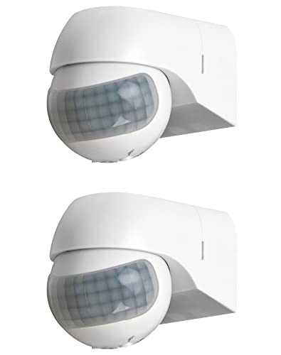 QWORK PIR Motion Sensor Light Switch two-pack