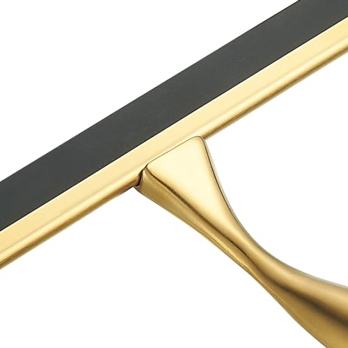 Image of 10inch Water Cleaning Squeegee for Bathroom Car or Kitchen Top Stainless with Silicon Rubber 3 Choice (Gold)