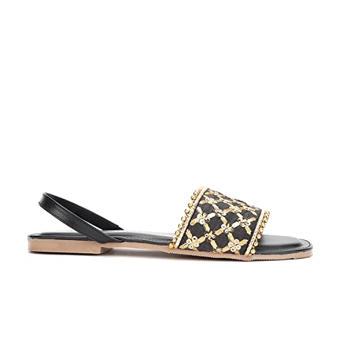 Image of Marc Loire Women Soft Comfortable Embellished Flats