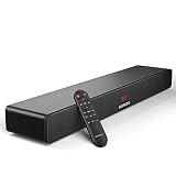 MEREDO Soundbar 2.1 Holz für TV Geräte 150W mit integriertem Subwoofer mit ARC Kable, Optisch, AUX, BT 5.0 5 EQ-Modi Lautsprecher Soundsystem für Fernseher für Heimkino-71cm