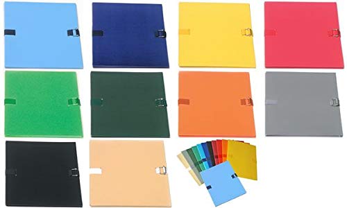 Elba 400081927 Strap Expandable Folder 24 x 32 Assorted Pack of 10