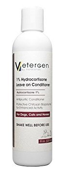VetBioTek Vetergen 1% Hydrocortisone Leave on Conditioner 8oz