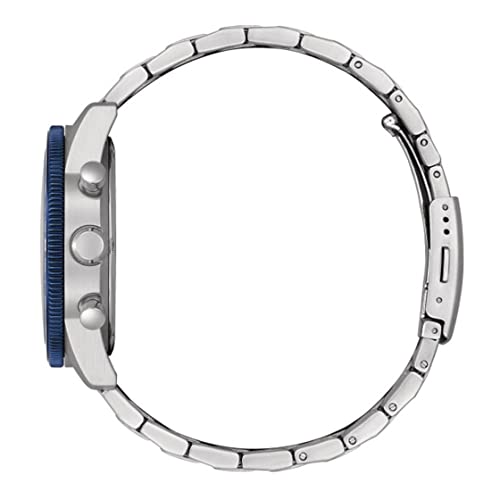 Image of Citizen Stainless Steel Analog Grey Dial Silver Strap Men's Watch-Ca4554-84H