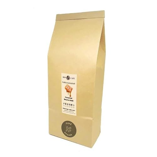 HOP CAFE Grains Aromatisé Caramel Beurre Salé • 1kg