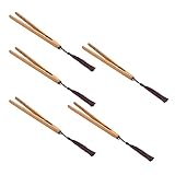 Toyvian 5 Pinzas para Té con Decoración de Trigo Resistentes Calor Pinzas para Tostadoras Accesorios de Ceremonia de Té