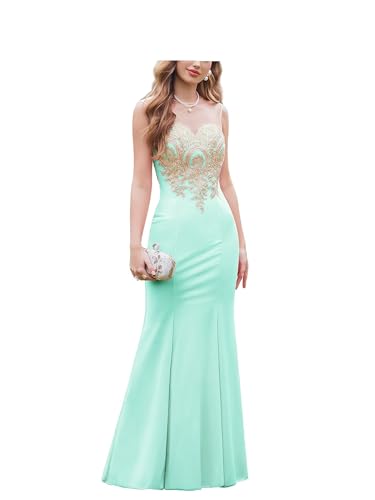 Image of BABYONLINE D.R.E.S.S. Formal Dresses for Women Bodycon Mermaid Appliques Lace Elegant Prom Dress XIN262