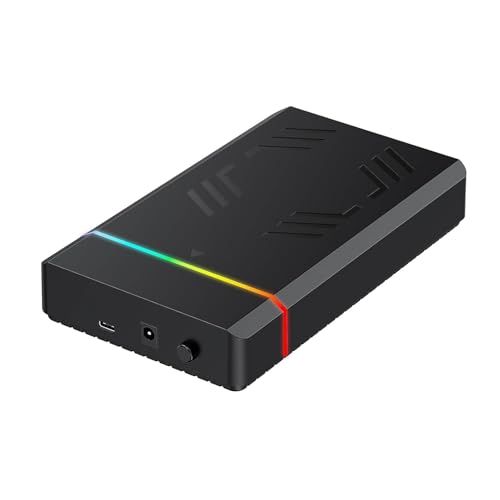 Image of CARECASE 2 in 1 USB Type C to USB External Hard Drive Casing for 2.5″ & 3.5″ Sata Hard Drives Dual 2.5 inch and 3.5 inch HDD Enclosure Case.(ABC)(k)