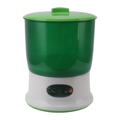 Genérico Máquina de brotes de Frijol automática: Dispositivo de germinación estándar de la UE Totalmente automático de 2 Capas | Sprout Maker Placa de presión de Gran Capacidad Brotes saludables
