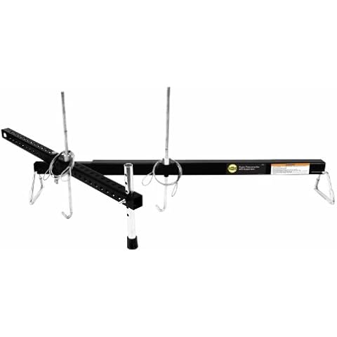 Omega 44700 Black Engine Transverse Bar with Arm - 700 lb. Capacity Cover